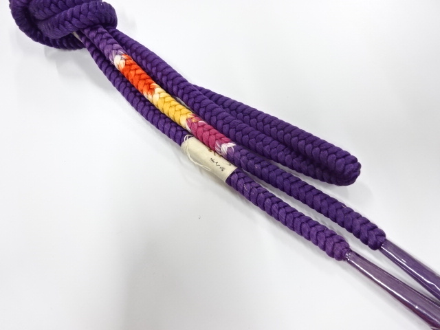 未使用品　正絹　手組帯締め